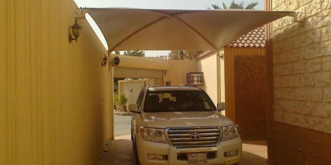 تركيب مظلات سيارات PVC في جدة